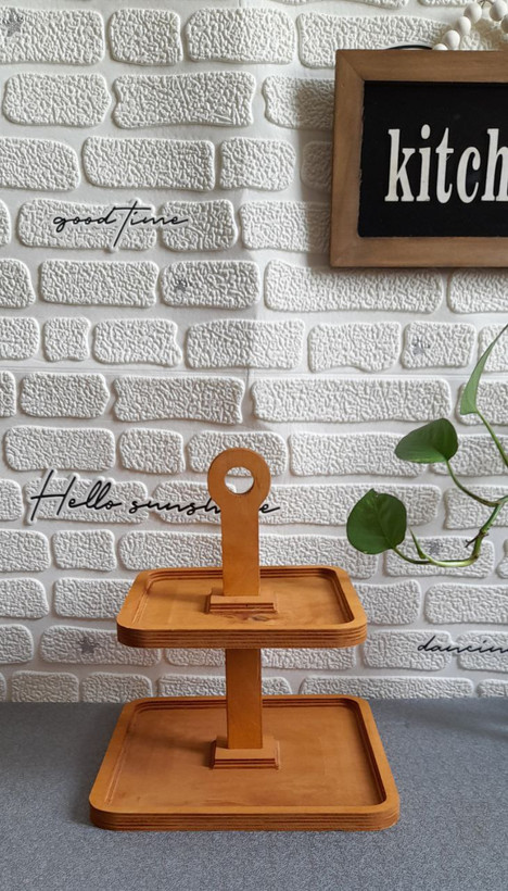 تخته سرو دو طبقه دسته دار