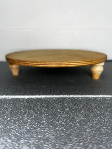 رایزر گرد چوبی پایه دار