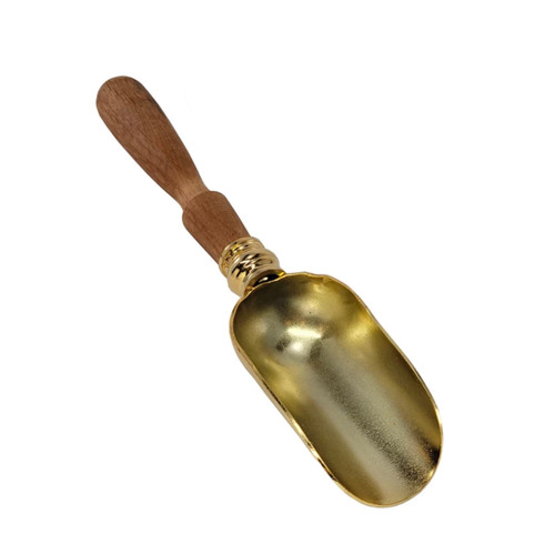 قاشق آجیل خوری دسته چوبی لوکس