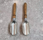 قاشق آجیل خوری دسته چوبی لوکس